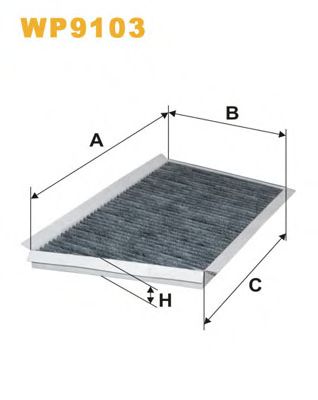 WIX FILTERS wp9103 -  Фильтр воздуха в салоне